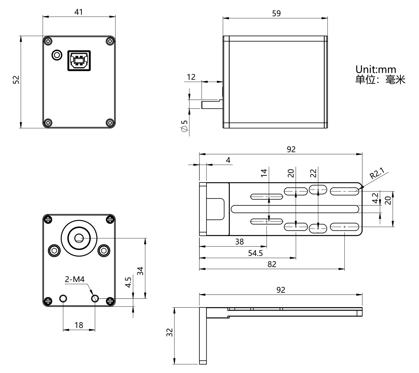 ZWO EAF 5V Motor Focus 