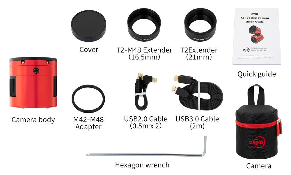 ZWO ASI2600MM-Pro cooled camera