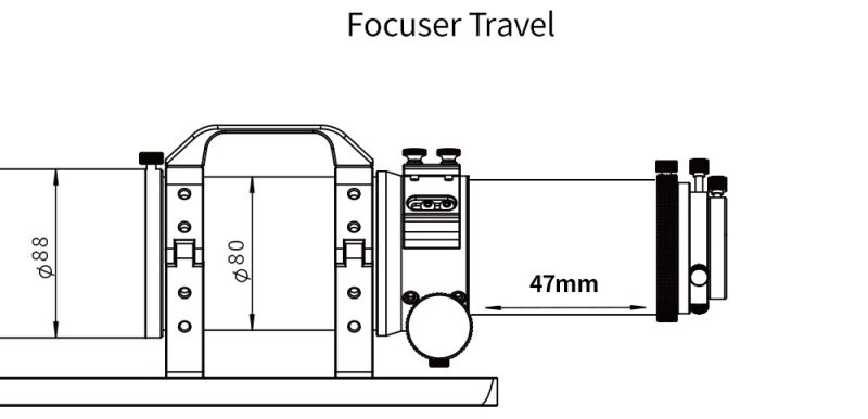 ZWO FF65 APO focusser