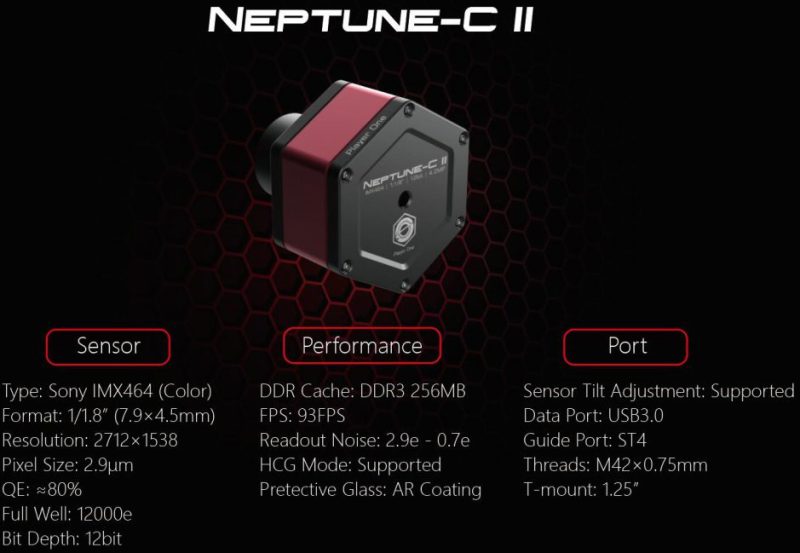 Player One Neptune-C II USB3.0 camera