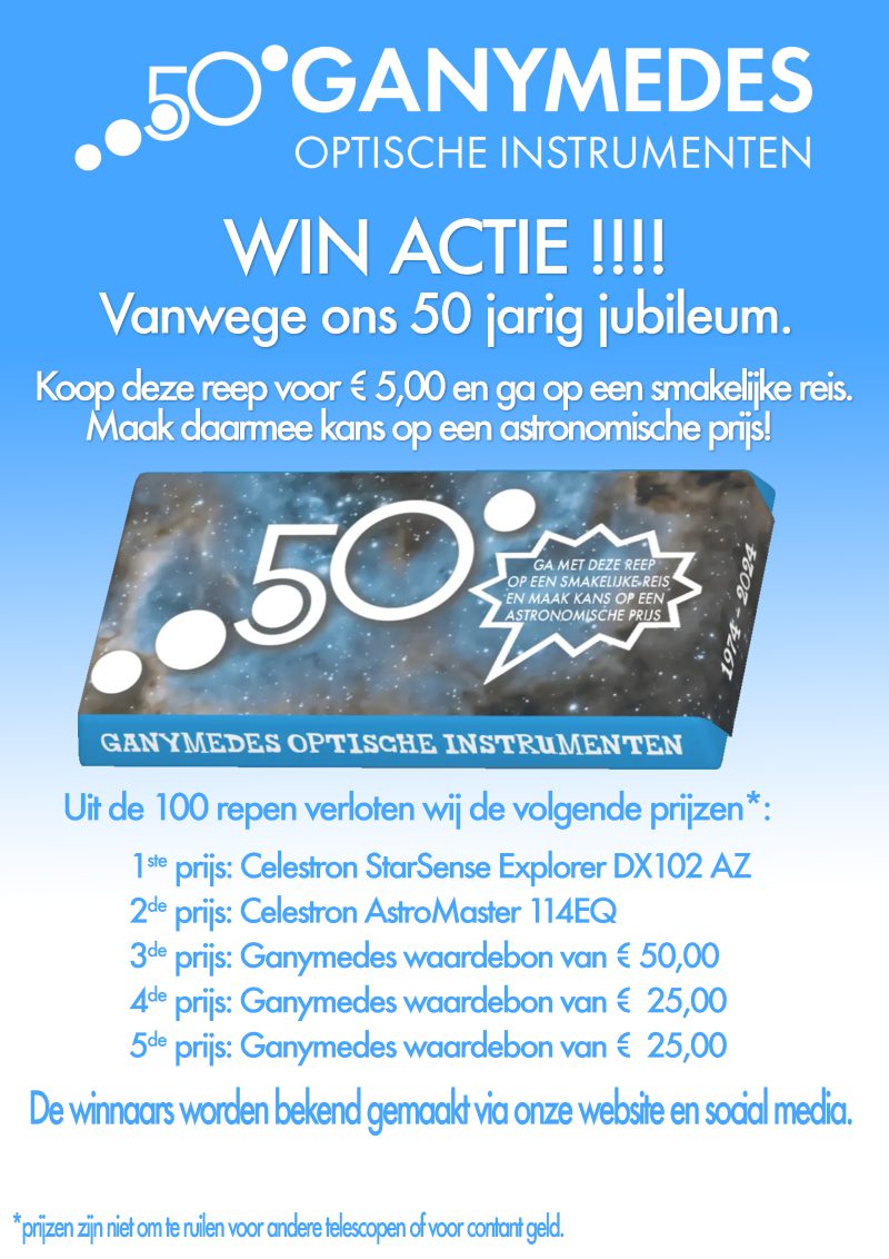 win actie Ganymedes 50 jaar