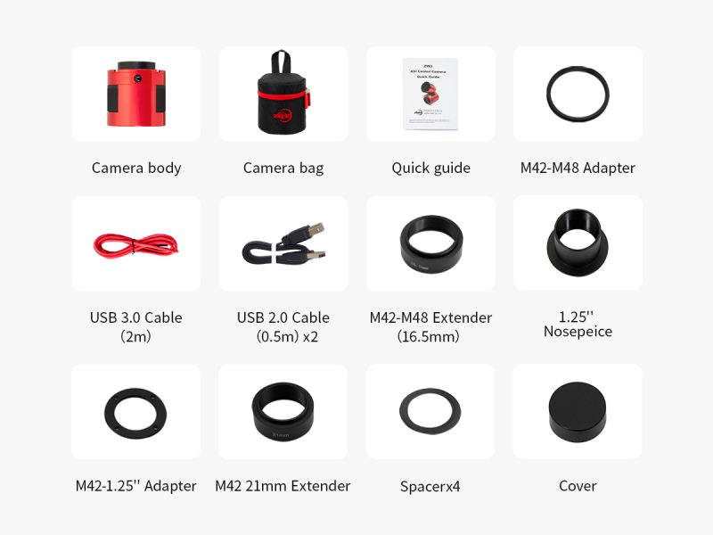 ASI585MM-P in the box