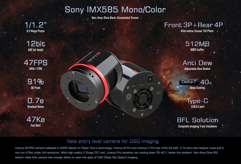 Player One Astronomy Uranus-M-PRO