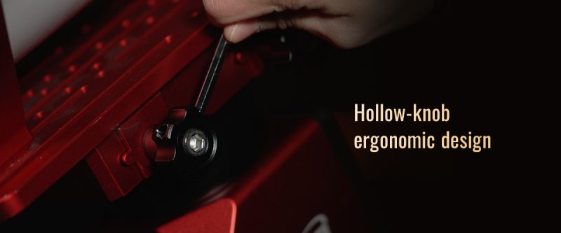 Hollow-knob ergonomic design Hollow-knob ergonomic design