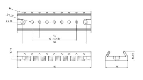 Askar Multi Connection Finder Plate 150mm